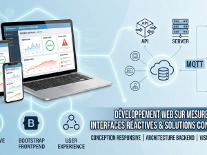 Développement Web Sur Mesure : Interfaces Réactives et Solutions Connectées
